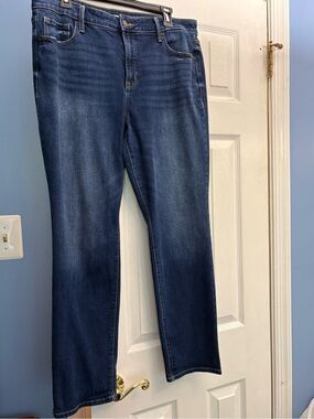 Old Navy Dark Blue Straight-Leg Women’s Jeans